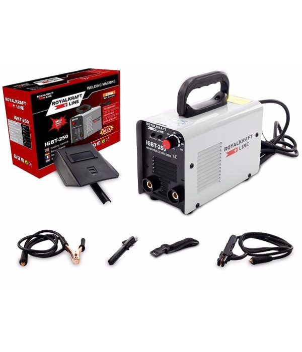 Trade Shop - Saldatrice A Elettrodo Elettrica Inverter Igbt Saldatura 250a Fabbro Cavo 2mt